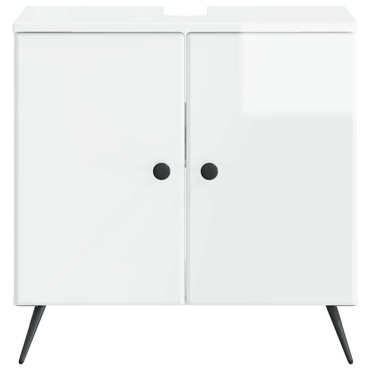 vidaXL vidaXL Бял Плот без мивка Ш59.5xД31.5xВ59cm