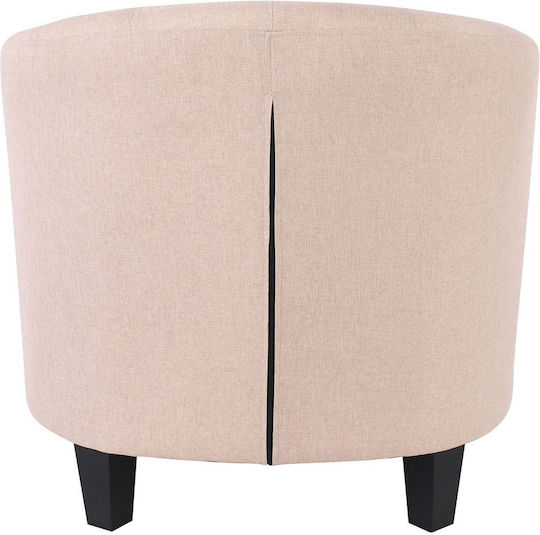 Boga Armchair Beige 75x73x69cm
