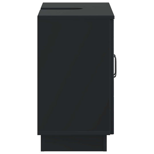 vidaXL Bathroom Vanity Unit without Sink W59.5xD31.5xH56cm Black