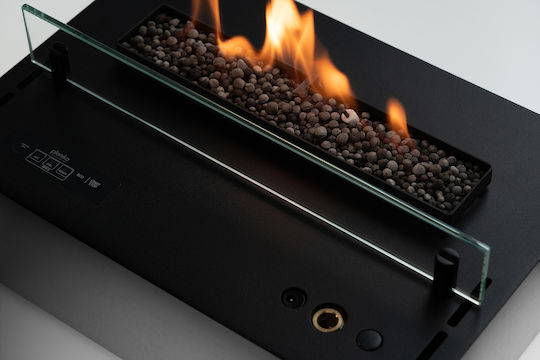 Planika Senso Fireplace Boden Bioethanol Kamine Innenbereich Schwarz 38x26x13.7cm