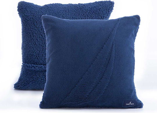 Perna Decorativă Umplutură Nau Coast True Navy Nef-nef Homeware 45x45 Poliester
