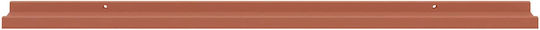 Red Wall Shelves 4 Pieces 100x9x3cm