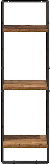 Wandregal Aus Alt Holz 30x25x100cm