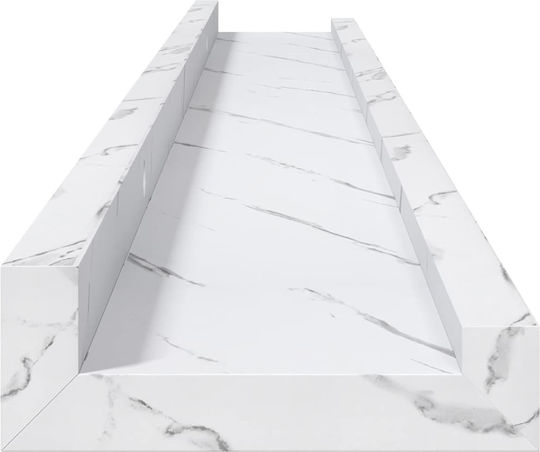 Ράφια Λευκά (4τμχ) 80x9x3εκ.