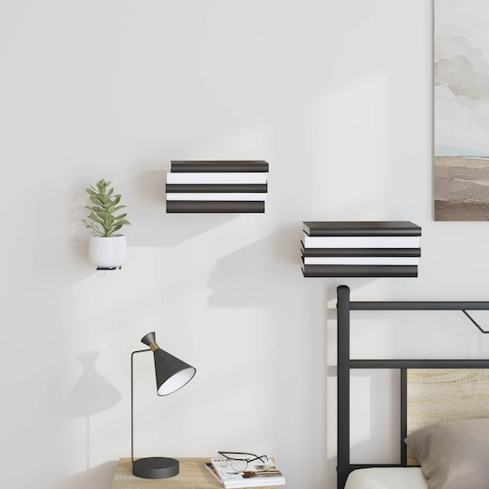 Wall Shelves Anthracite 24 Pieces 10.8x6x6.6cm