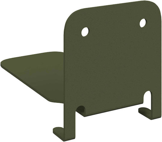 Wall Shelves Olive Green 8 Pieces 10.8x6x6.6cm