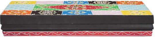 Rafturi De Perete Din Lemn De Mango Stil Militar (2 Bucăți) 40x20x6 Cm