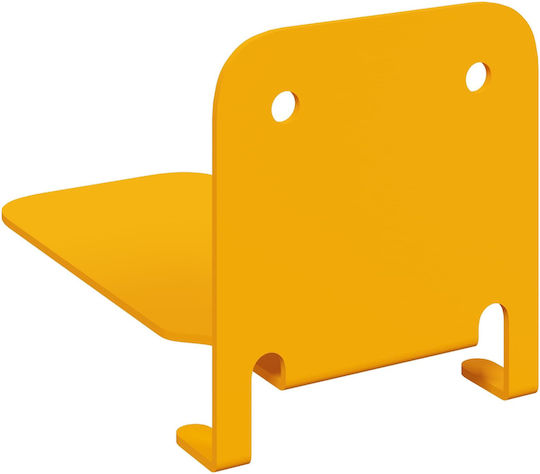 Wall Shelves Chamomile Yellow 24 Pieces 10.8x6x6.6cm