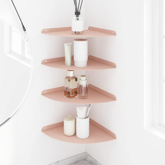 Pink Wall Shelves 4 Pieces 30x30x2cm