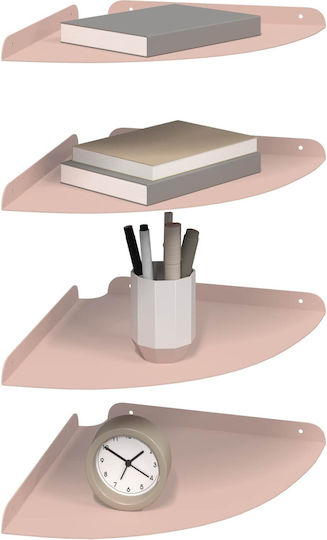 Pink Wall Shelves 4 Pieces 30x30x2cm