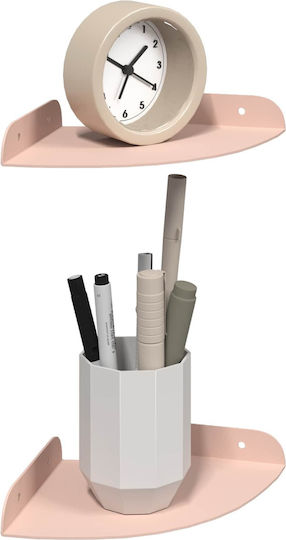Pink Wall Shelves 2 Pieces 15x15x2cm