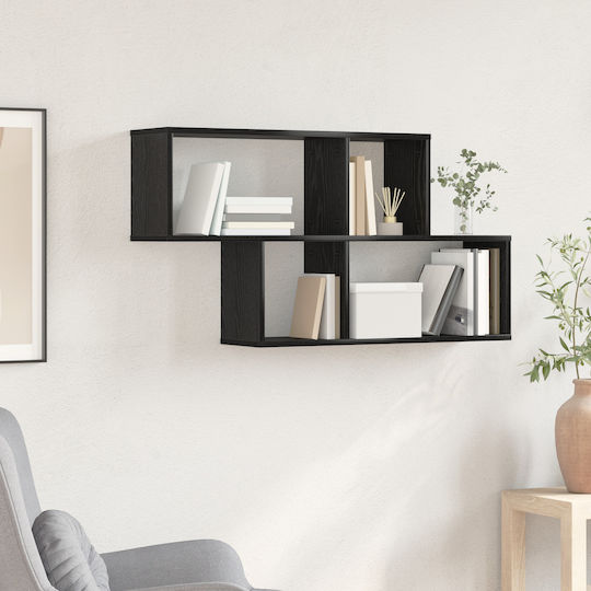 Ράφι 100x20x53εκ. Μαύρη Δρυς Ράφι 100x20x53εκ. Μαύρη Δρυς