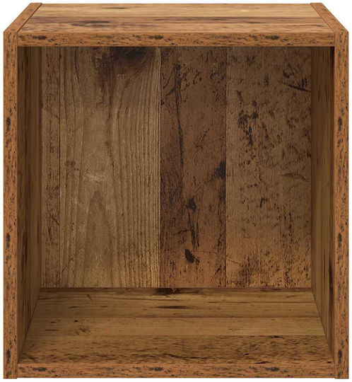 Wall Shelf Old Wood 37x37x37cm
