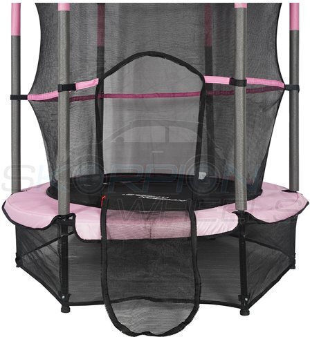 Skorpion Wheels Outdoor Diameter 54cm Trampoline with Pink Protective Net