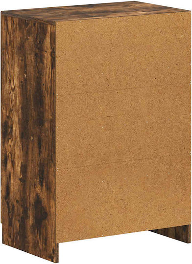 Utrecht Метален шкаф за обувки, Черен, Д59,5 x Ш39,5 x В87 cm,