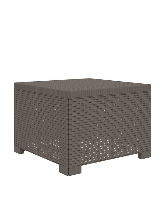Canapea Trei Locuri De Exterior Din Rattan Cu Perne