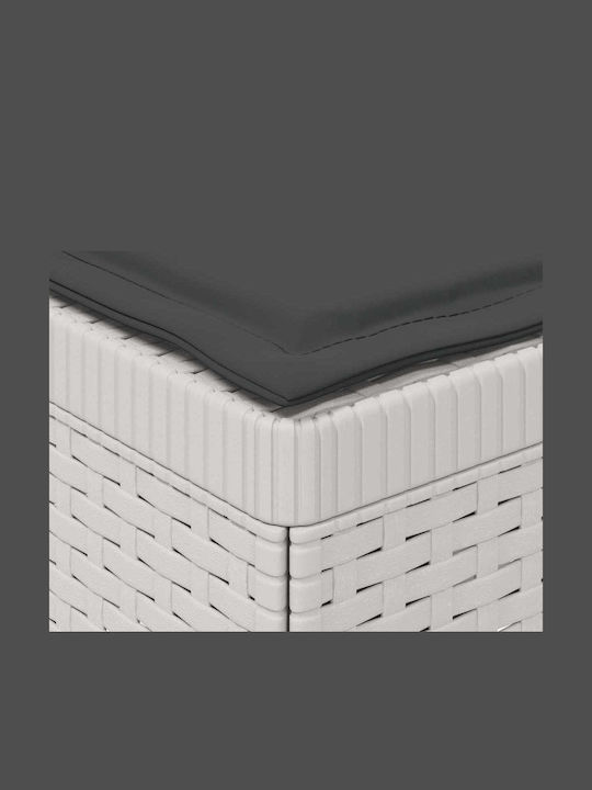 Zweisitziges Outdoor-Sofa Rattan mit Kissen