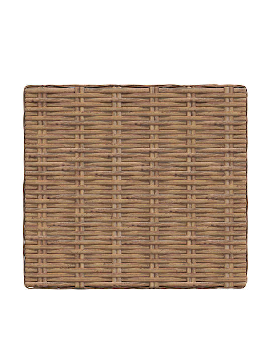 Τριθέσιος Καναπές Εξωτερικού Χώρου Rattan με Μαξιλάρια