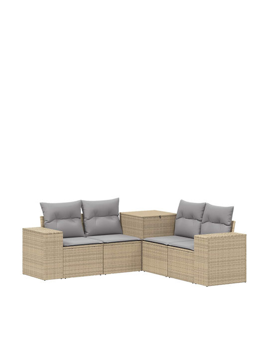 Canapea De Colț Pentru Exterior Din Rattan