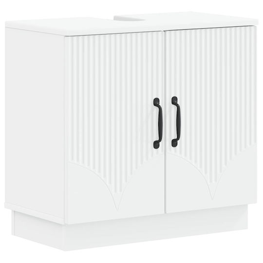 vidaXL Vanity Unit Without Sink W59.5xD31.5xH56cm White