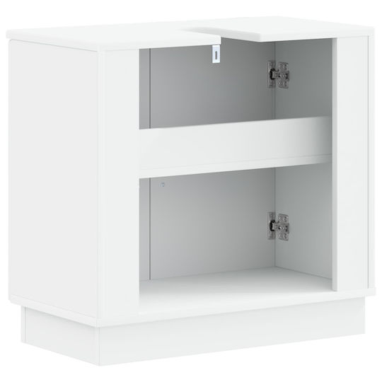 vidaXL Vanity Unit Without Sink W59.5xD31.5xH56cm White