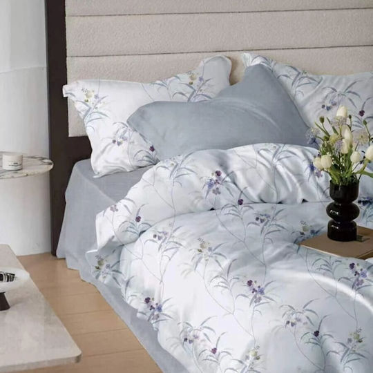 Pucioasa Set Huse Pentru Pilote 200x220cm Flori Violet Pucioasa Set Huse Pentru Pilote 200x220cm Flori Violet