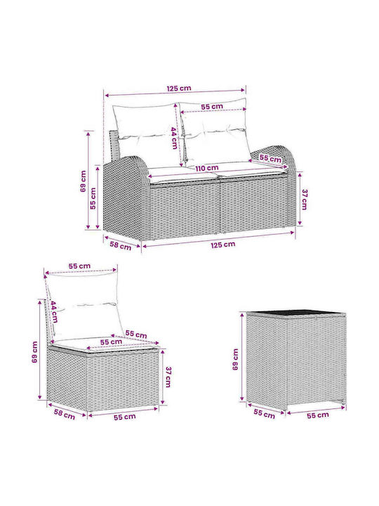 Corner Outdoor Sofa Rattan