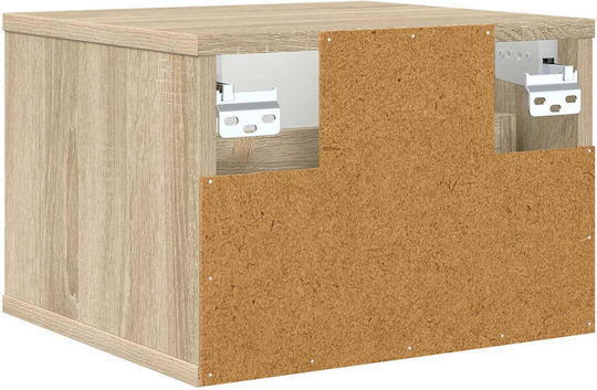 Nachttisch Holz Beige 36x33x25cm