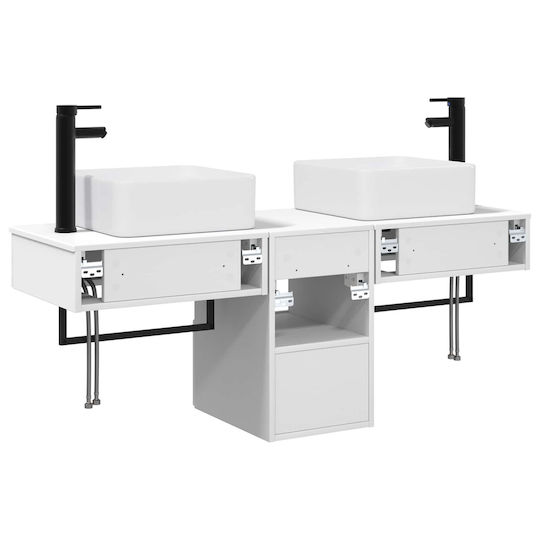 vidaXL Πάγκος χωρίς Νιπτήρα Μ53xΒ35xΥ39cm Λευκό