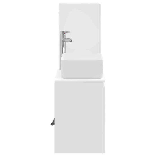 vidaXL Vanity Unit Without Sink W33xD34.5xH100cm White