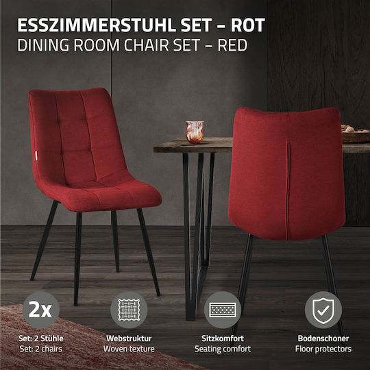 Stühle Speisesaal Red 2Stück