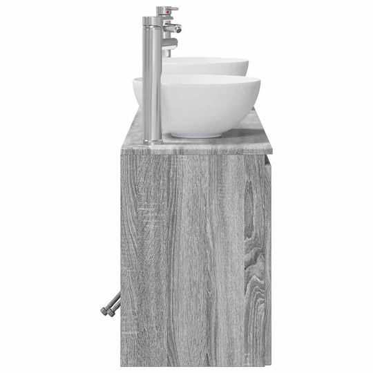 vidaXL Bathroom Vanity Unit Without Sink W49.5xD35xH63cm Grey Sonoma