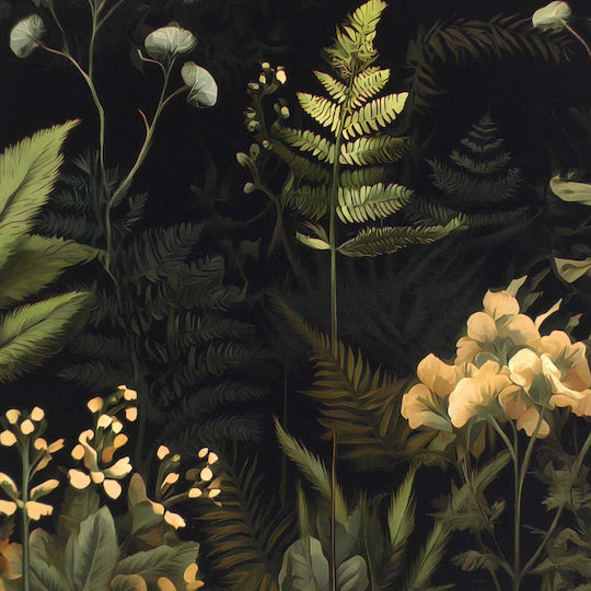 Нощно Шкафче Дървено Черно 36x33x51см