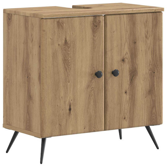 vidaXL vidaXL Bathroom Vanity Unit without Sink 59.5x31.5x59cm Oak