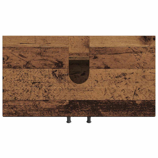 vidaXL Vanity Unit Without Sink W59.5xD31.5xH56cm Aged Wood