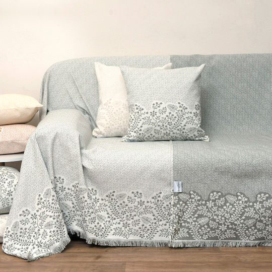 Anna Riska 1577 Cuverturi Pentru Canapea De Fotoliu Jacquard 180x150cm Verde Măsliniu