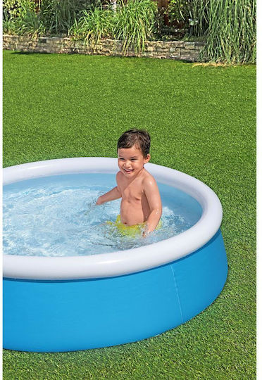 Bestway Kinder Rund Schwimmbecken 477l Aufblasbar Blau