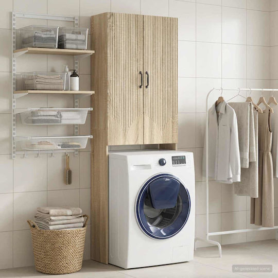 vidaXL Hoorn Badezimmerschrank 66x25.5x190cm Sonoma