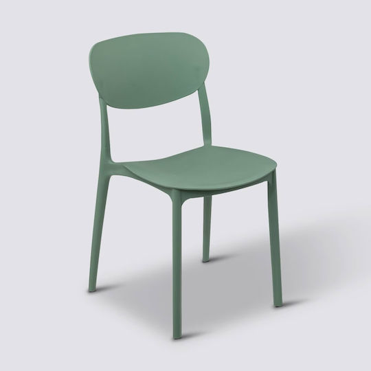 F-v Vert Καρέκλα Κουζίνας από Πολυπροπυλένιο Vert 54.5x46x79εκ.
