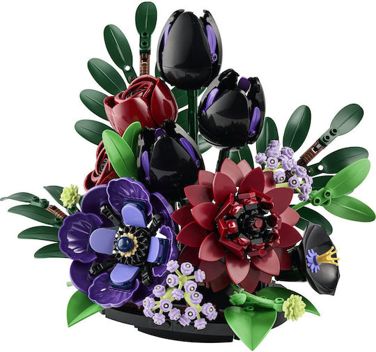 LEGO Botanical Collection Aranjament cu flori închise la culoare pentru 18+ Ani 562 buc