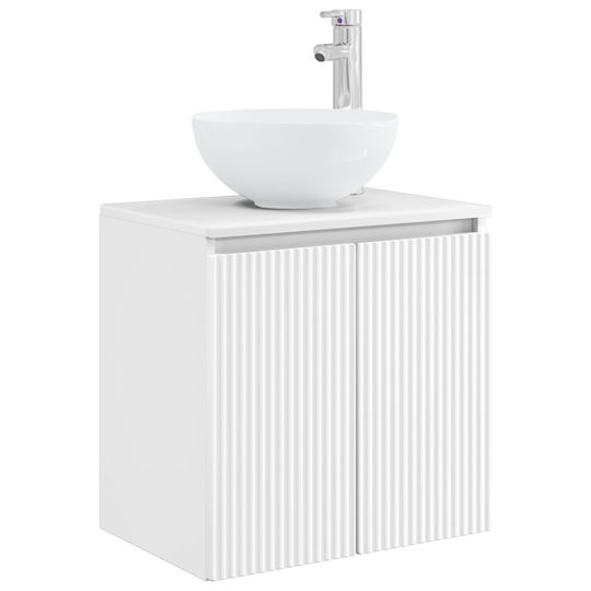 vidaXL Πάγκος χωρίς Νιπτήρα Μ49.5xΒ35xΥ63cm Λευκό