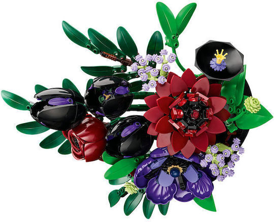 LEGO Botanical Collection Aranjament cu flori închise la culoare pentru 18+ Ani 562 buc