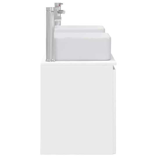vidaXL Vanity Unit Without Sink W53xD35xH63cm White