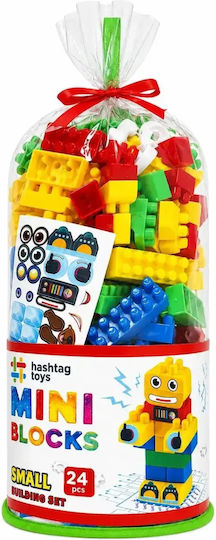 Hashtag Toys Cuburi de construit pentru 3+ Ani 24 buc HTB1222