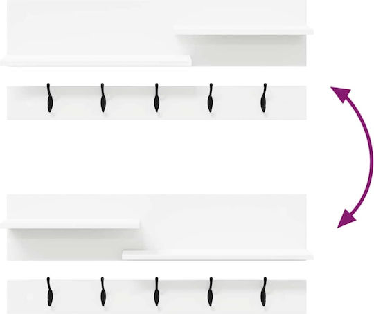 vidaXL Wandhaken 90x36x15cm 1Stück