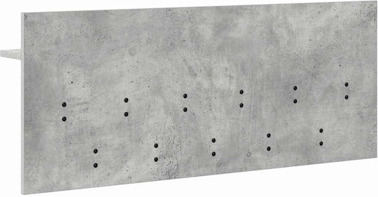 vidaXL Κρεμάστρα Τοίχου Ξύλινη Γκρι 100x12x40cm