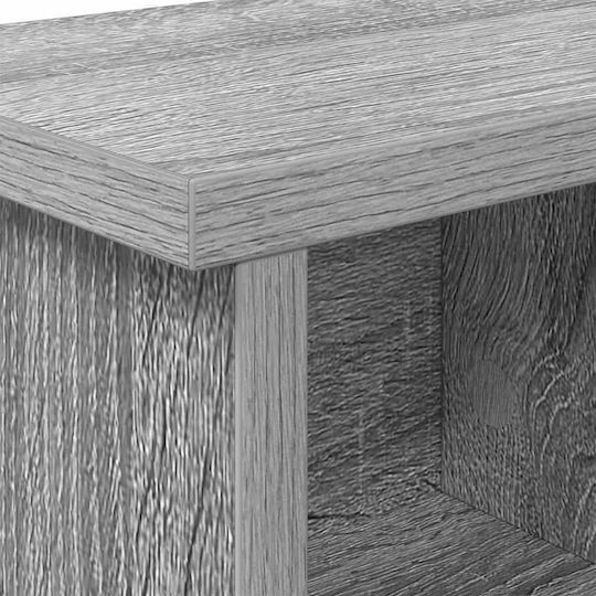 vidaXL Wandhalterung Hölzernes Grau 50x26x16cm