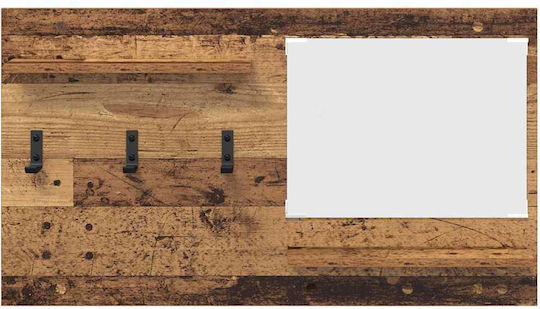vidaXL Κρεμάστρα Τοίχου Ξύλινη Καφέ 90x10cm