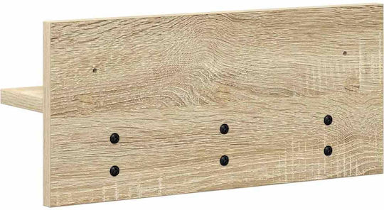 vidaXL Κρεμάστρα Τοίχου Ξύλινη Μπεζ 40x18x10.5cm