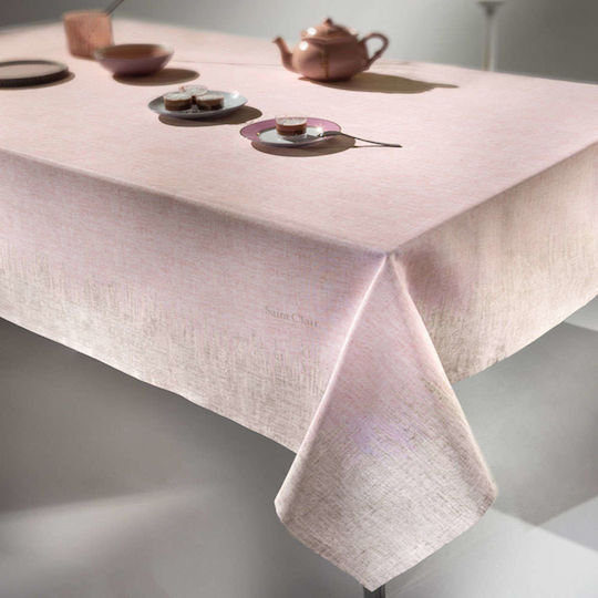Saint Clair Τραπεζομάντηλο Αλέκιαστο 1021 Lilac Silver 145x180εκ.